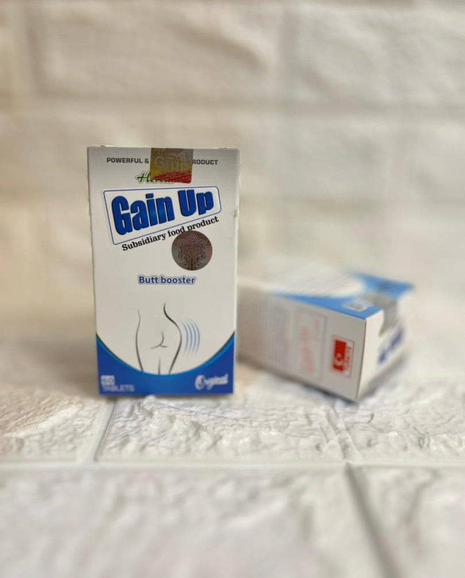 حجم دهنده باسن ۶۰ عددی صددرصد اصلی قرص آبی گین اپ